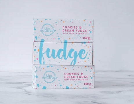 Cookies and Cream Fudge (Oreo with Dark Chocolate)